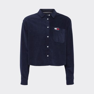 tommy jeans corduroy shirt