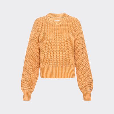 tommy jeans jumper yellow