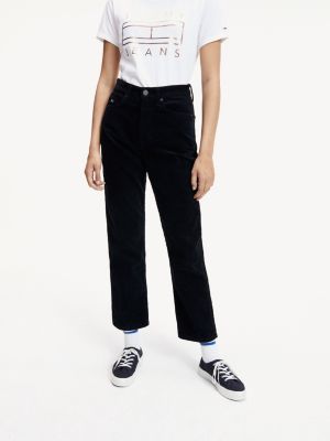 cropped corduroy trousers