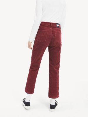 tommy hilfiger red chinos