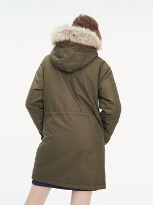 tommy jeans tjw cotton parka