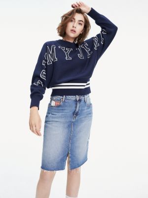 blue tommy jeans jumper