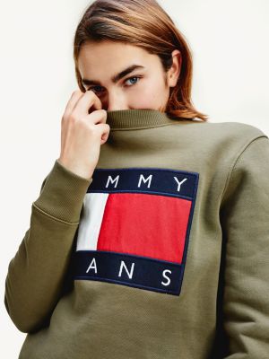 tommy cropped sweatshirt