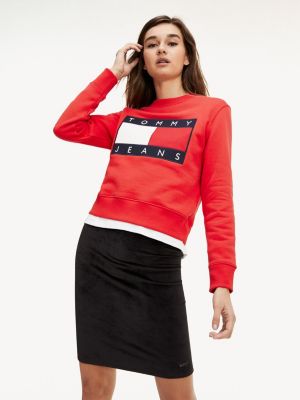 tommy hilfiger cropped sweatshirt