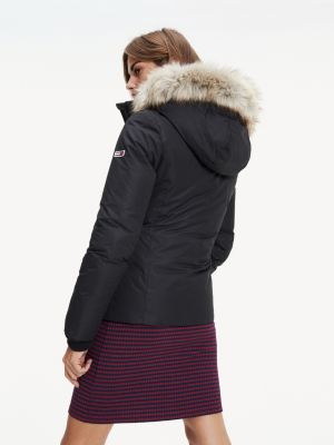 tommy jeans hooded down jacket