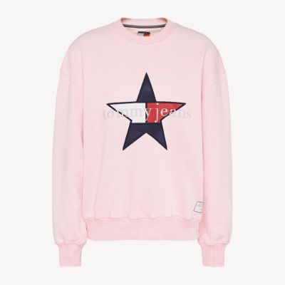 tommy jeans jumper pink