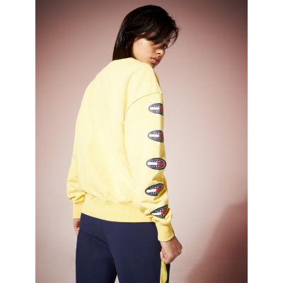 tommy jeans summer logo sweatshirt