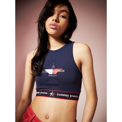 tommy crop top