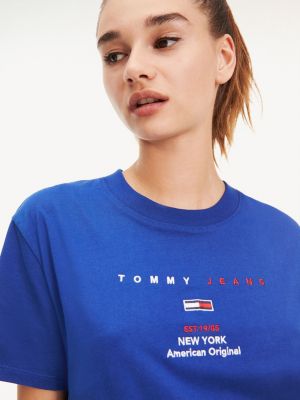 tommy jeans t shirt blue