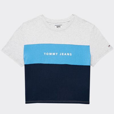 cropped t shirt tommy hilfiger