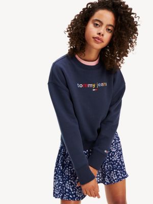 tommy jeans sweater blue