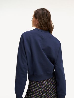 tommy cropped jumper