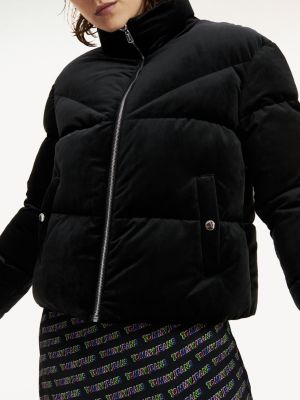 tommy hilfiger candy velvet down jacket