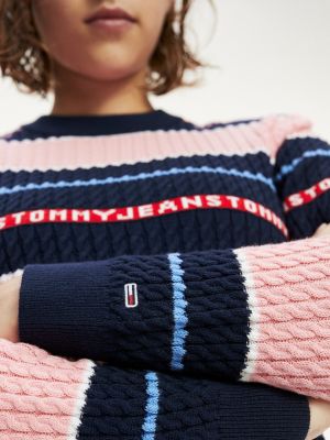 tommy jeans jumper pink