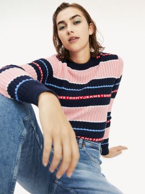 tommy jeans logo jumper