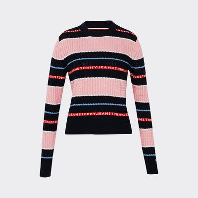 tommy pink jumper