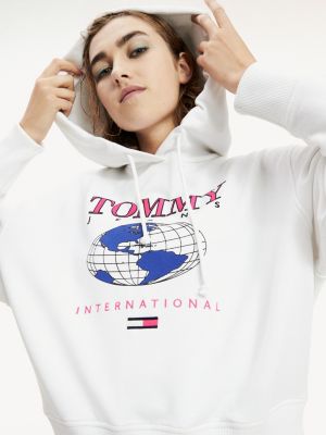 tommy jeans relaxed fit hoodie