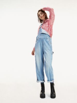 tommy jeans 90s dungaree dress