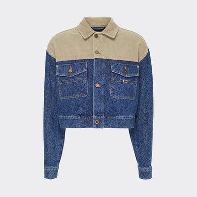 tommy hilfiger cropped denim jacket