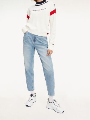 tommy hilfiger high rise mom jeans