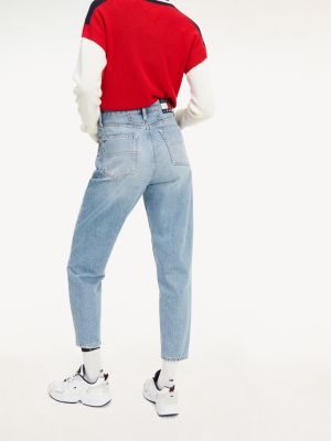 tommy hilfiger high rise mom jeans