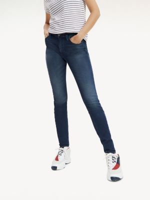 tommy jeans high rise skinny santana