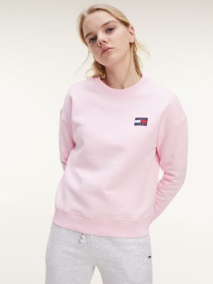 pink hilfiger sweatshirt