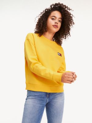 yellow tommy sweater