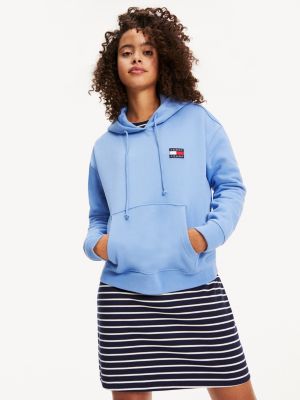 tommy badge hoodie