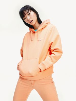 orange tommy hoodie