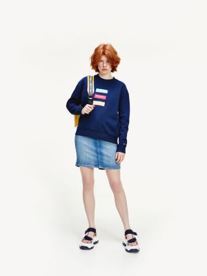 tommy jeans repeat logo sweatshirt