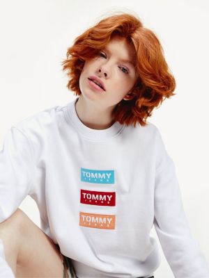 tommy hilfiger repeat logo sweatshirt
