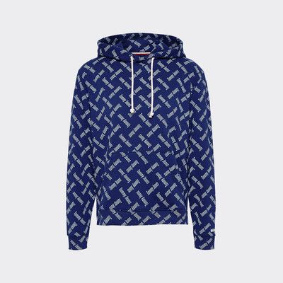tommy hilfiger all over print hoodie