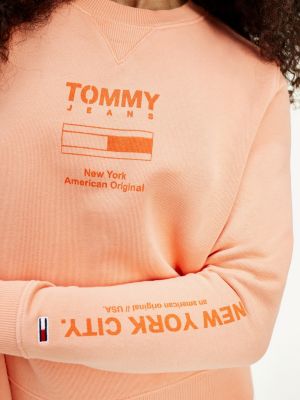 tommy hilfiger logo print sweatshirt