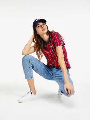 tommy jeans classic stripe t shirt