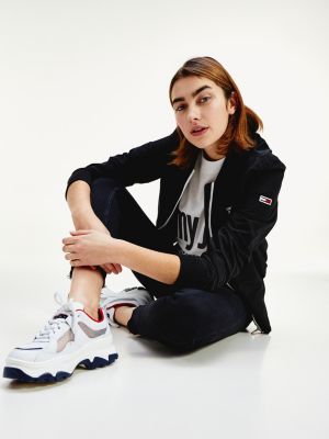 tommy jeans outline logo scuba bomber jacket