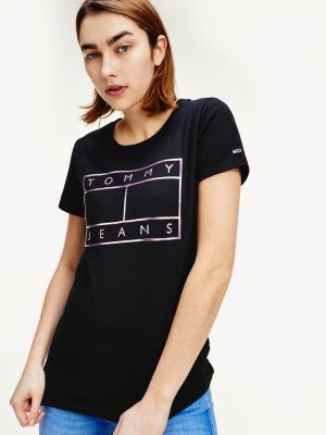 tommy jeans black t shirt