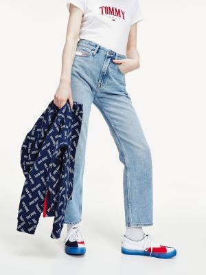 straight jeans high rise