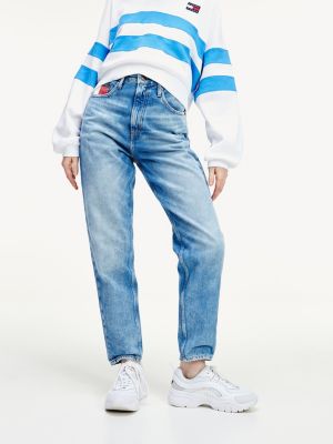 jeans mom high rise