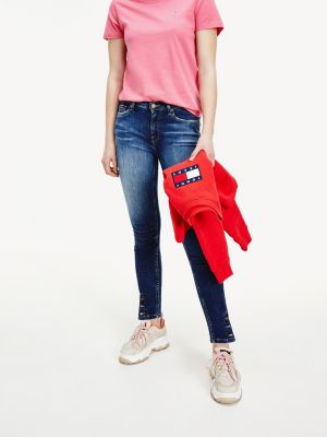 tommy hilfiger denim nora mid rise skinny jeans