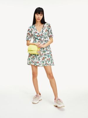 tommy hilfiger yellow floral dress