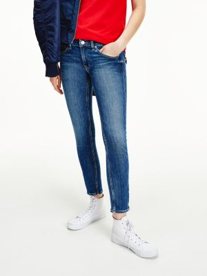 skinny fit low rise jeans