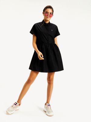 tommy hilfiger black short sleeve shirt