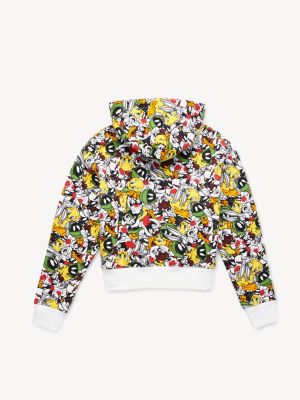 tommy hilfiger all over print hoodie