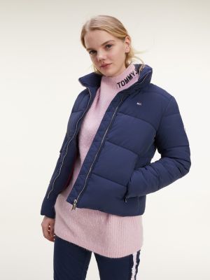 navy blue tommy hilfiger puffer coat