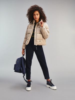 women's tommy puffer jacket