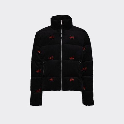 tommy hilfiger corduroy puffer jacket