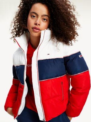 tommy hilfiger color block jacket womens