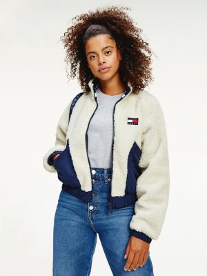 tommy jeans sherpa hoodie