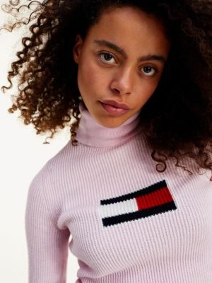 pink tommy hilfiger jumper